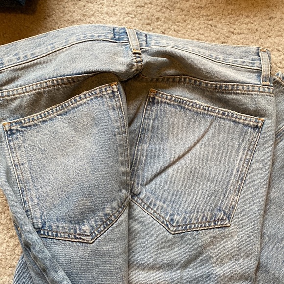 Agolde Wide Leg foldover Jeans! - Picture 6 of 7